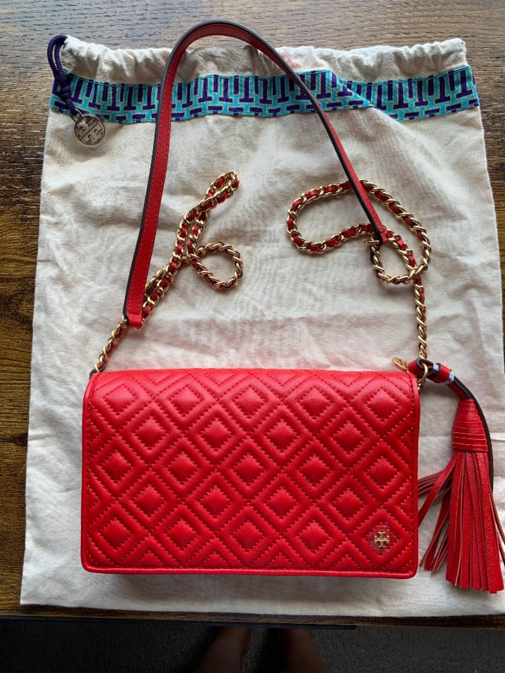 Tory Burch WOC Red NWOT